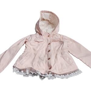 Nannette Kids Pink Jacket, Size 4